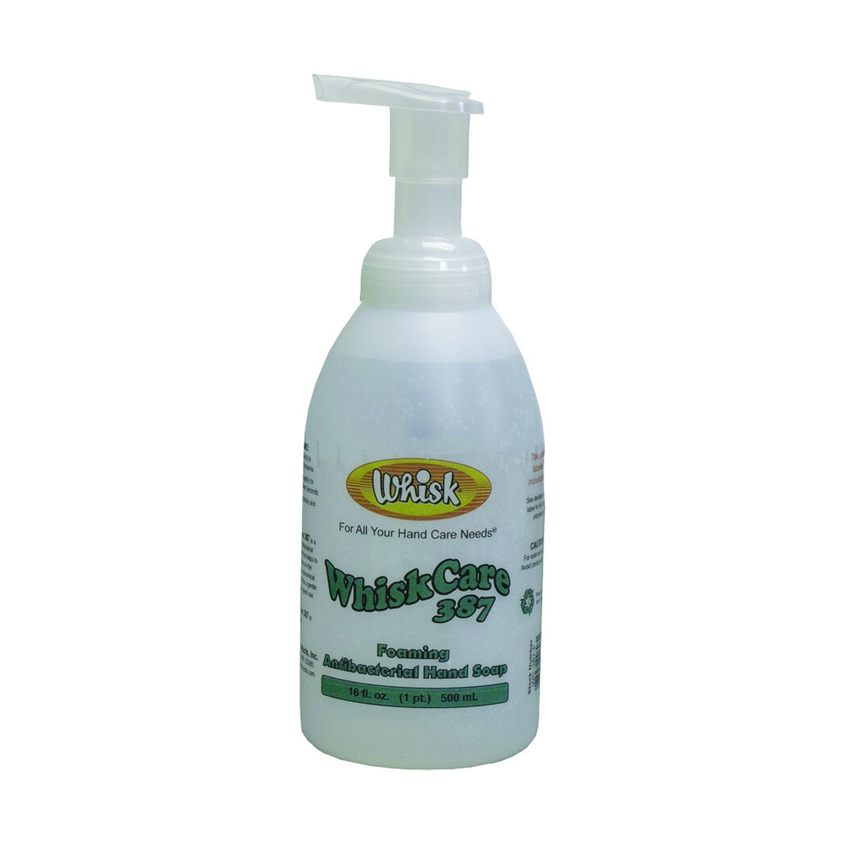 WhiskCare 387 Antibacterial Foam Soap, Foam, 550mL, case of 6