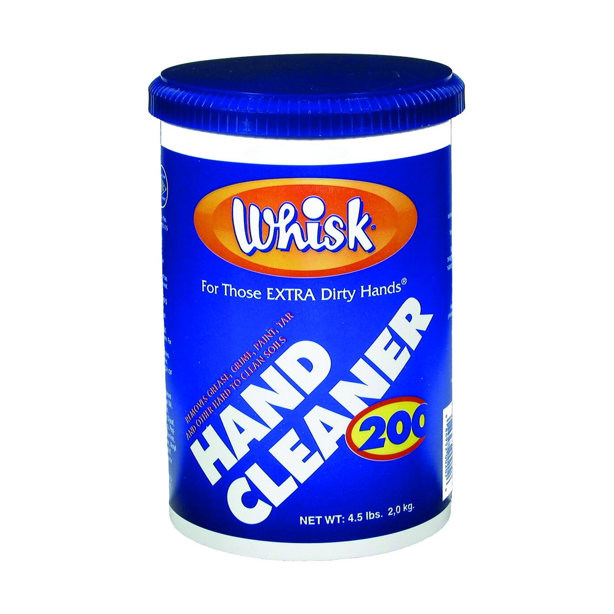 Whisk Hand Cleaner 200 White Waterless Hand Cleaner, Paste, 4.5 Lb, case of 6