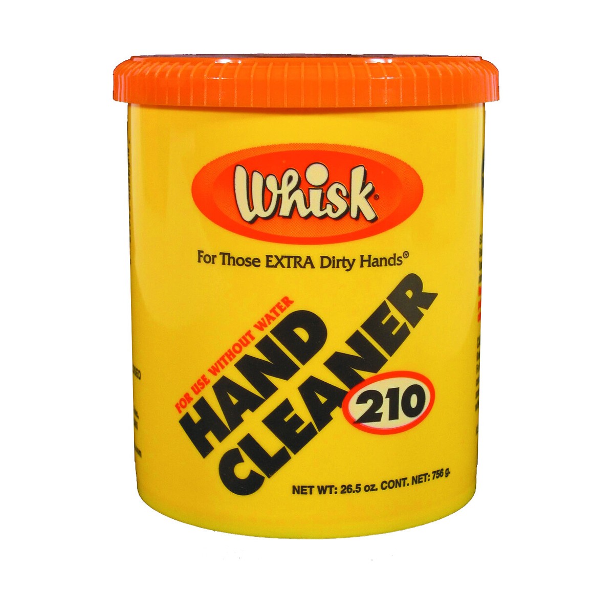 Whisk Hand Cleaner 210 Yellow Waterless Hand Cleaner, Paste, 26.5 Oz, case of 12