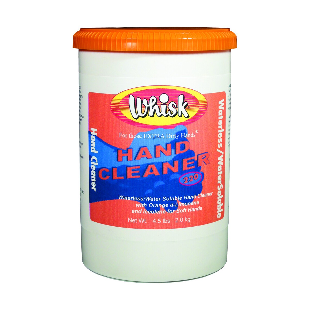 Whisk Hand Cleaner 220 Cherry Waterless Hand Cleaner, Paste, 4.5 Lb, case of 6