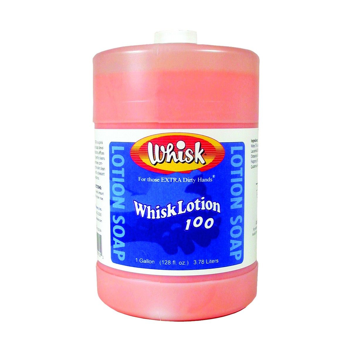 WhiskLotion 100 Pink Lotion Soap, Liquid, 1 Gal, case of 4