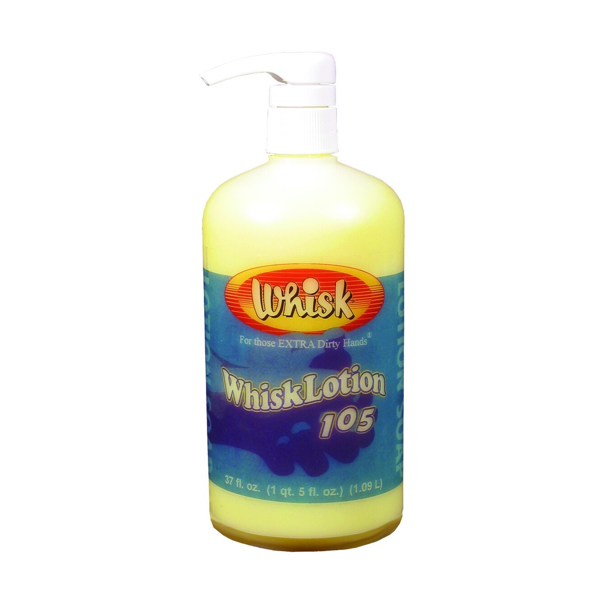 WhiskLotion 105 Yellow Lotion Soap, Liquid, 32 Fl Oz, case of 4