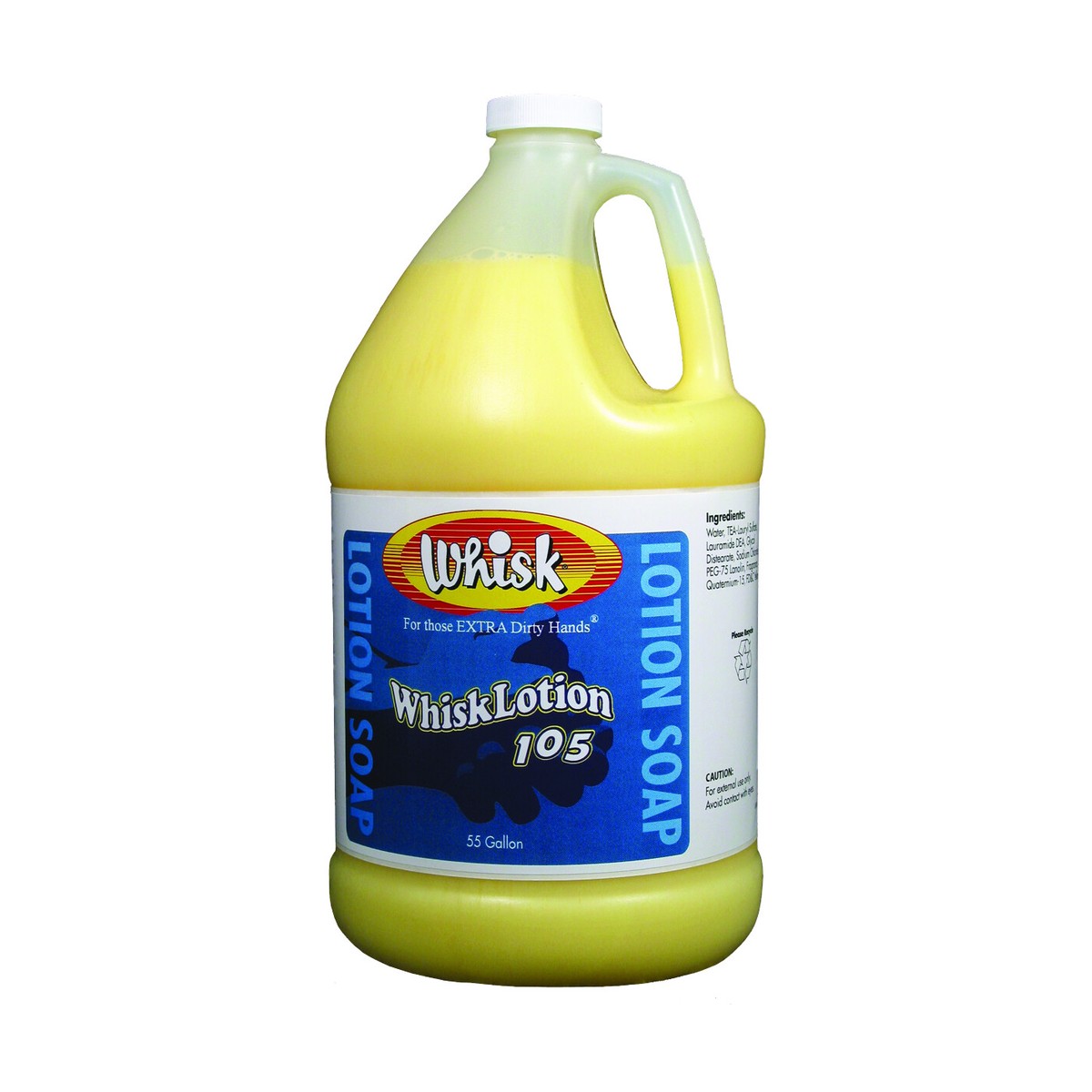 WhiskLotion 105 Yellow Lotion Soap, Liquid, 1 Gal, case of 4