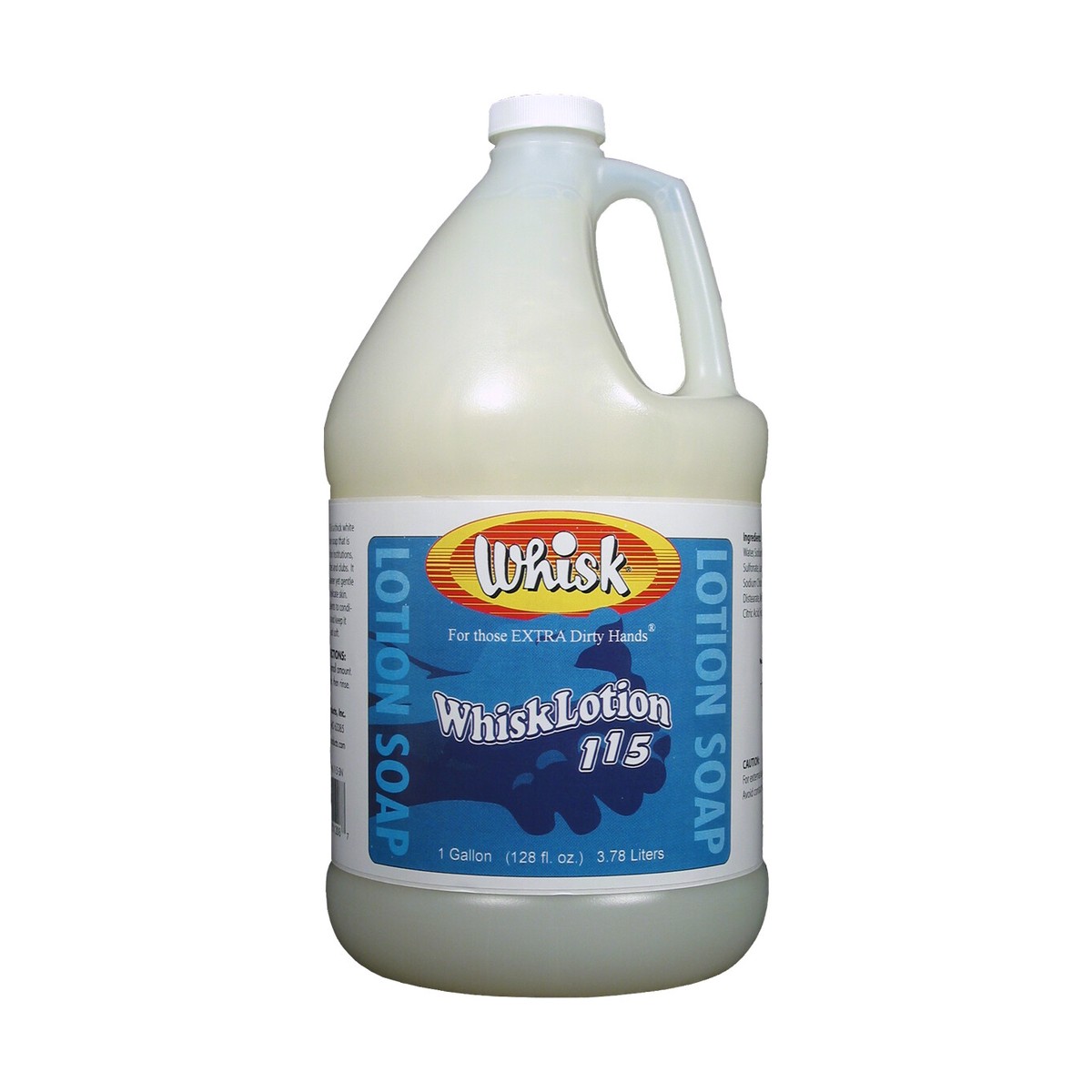 WhiskLotion 115 White Lotion Soap, Liquid, 1 Gal, case of 4