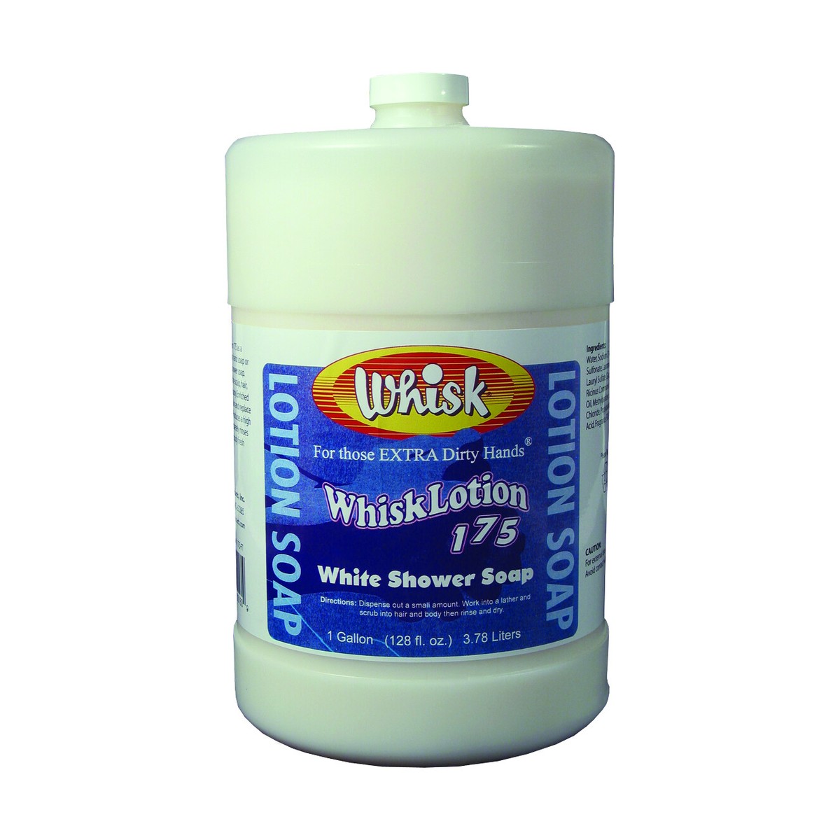 WhiskLotion 175 White Shower Soap, Liquid, 1 Gal, case of 4