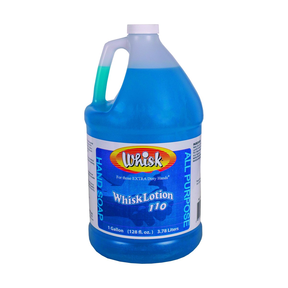 WhiskLotion 110 Free All-Purpose Lotion Soap, Liquid, 1 Gal, case of 4