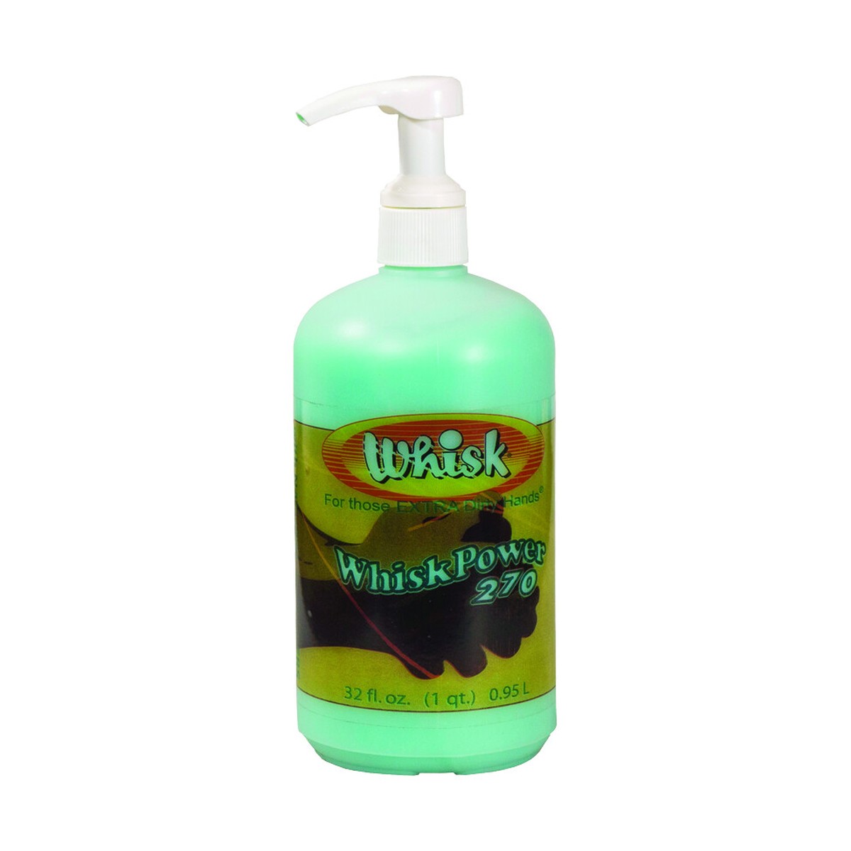 WhiskPower 270 Blue Hand Soap with Natural Scrubbers, Liquid, 32 Fl Oz, case of 4