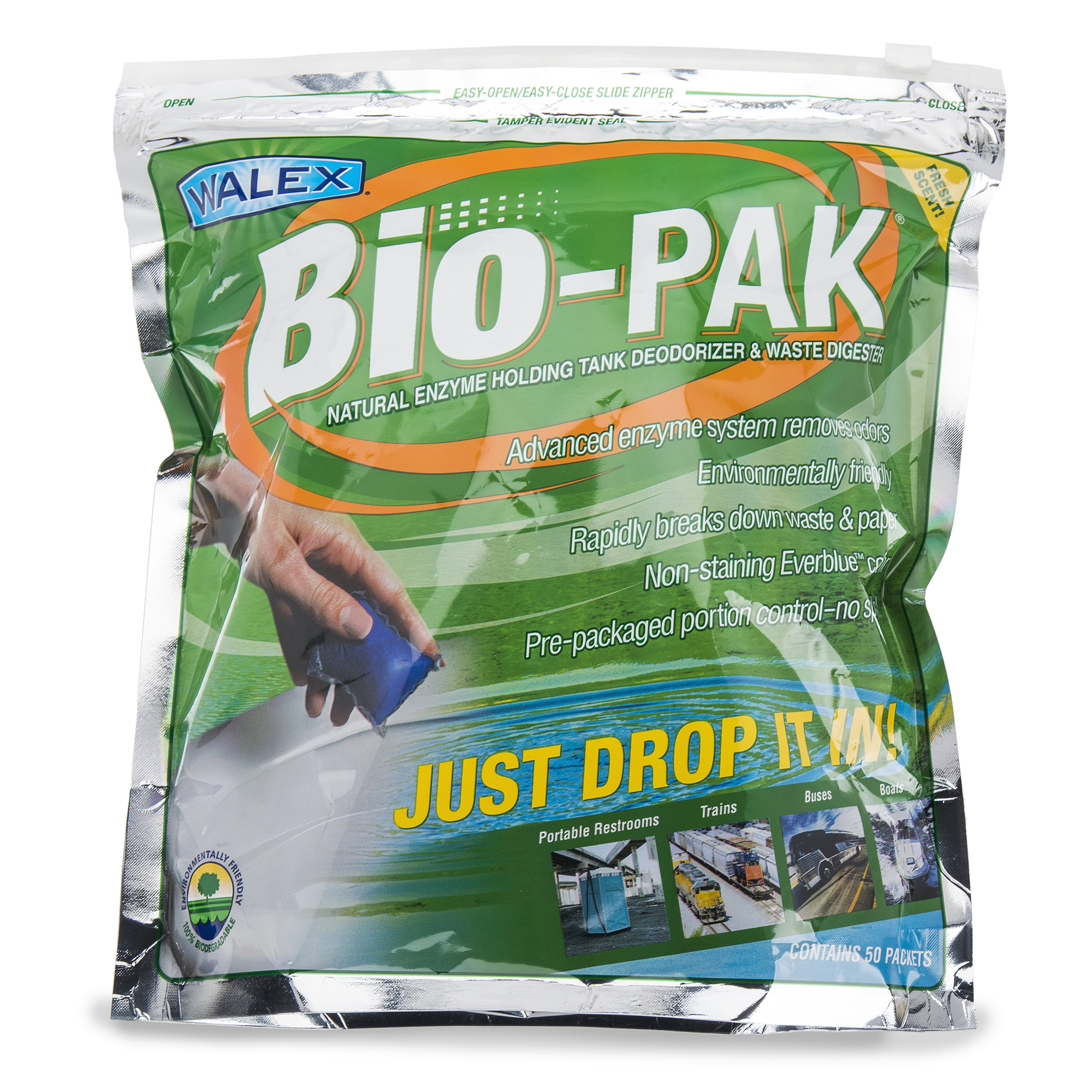 WALEX BIO-PAK; BAG OF 50, CASE PRICING AT 5 BAGS