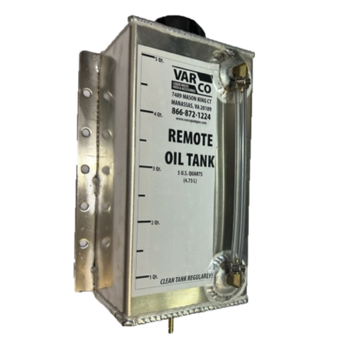 5 QT. Aluminum Remote Oil Tank Kit