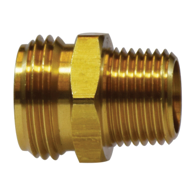 Brass Rigid Garden Hose Adapter - 3/4