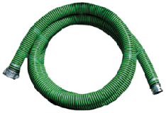 2 1/2 EPDM Green and Black Coupled Suction Hose