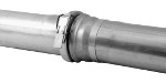 ALUMINUM VACUUM TUBE, MALE x FEMALE STEEL PRESSED RINGLOCK