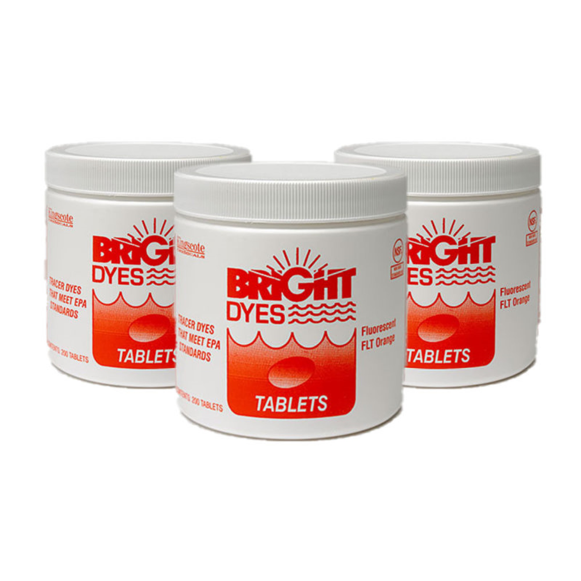 Bright Dyes Water Tracing Dye 200 Tablets