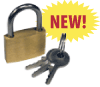 FULL BRASS PADLOCK, 25mm WIDE,