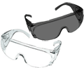 SAFETY SPECTACLES - SMOKE LENS