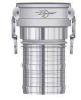 Aluminum Type C Cam & Groove Swivel
