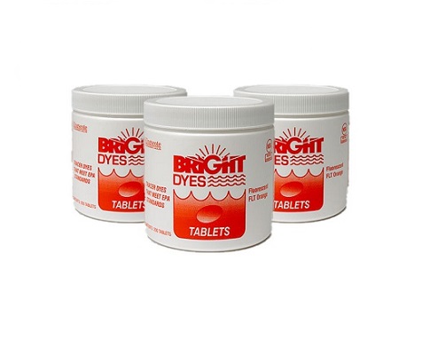 Bright Dyes Water Tracing Dye - 200 Tablets